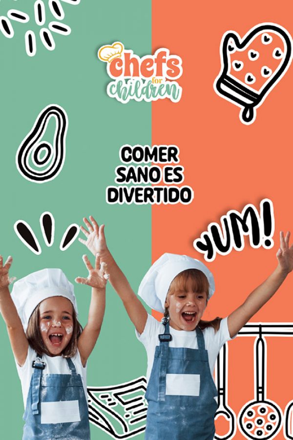 Los grandes cocineros de ChefsForChildren enseñan a comer sano de forma divertida a niños con enfermedades graves de Bilbao